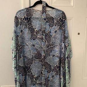 Blue floral BCBG Max Azaria dress Size XS